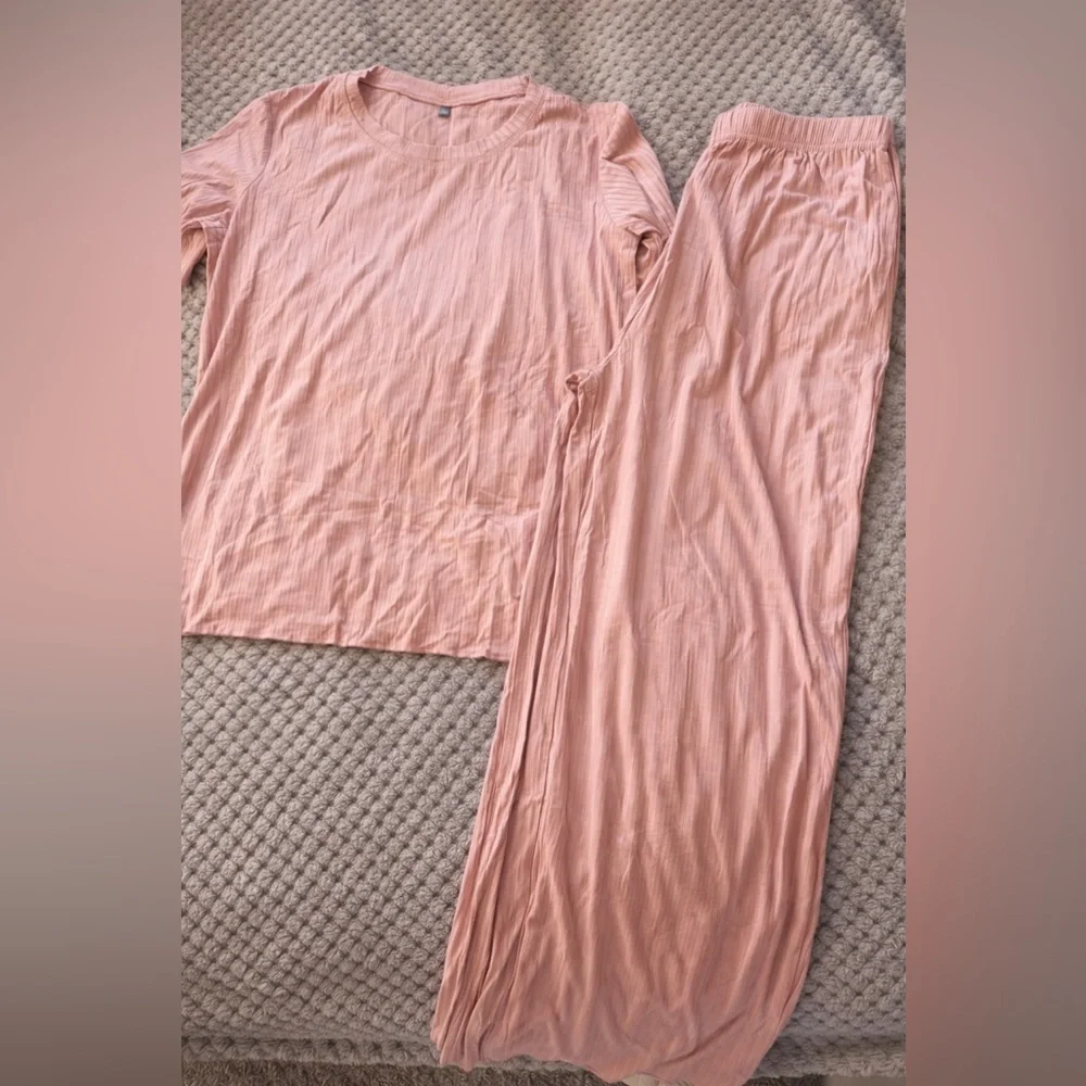 Target Ribbed Pajama Set - Picture 4 of 4